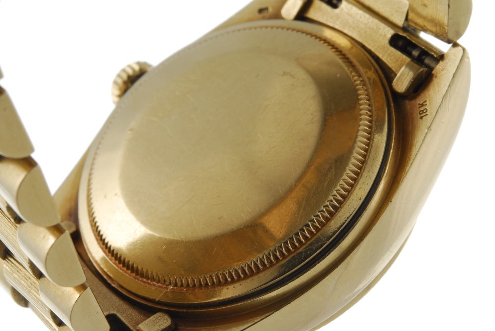 ROLEX - a gentleman's Oyster Perpetual Day-Date bracelet watch. Circa 1982. 18ct yellow gold case - Image 3 of 4
