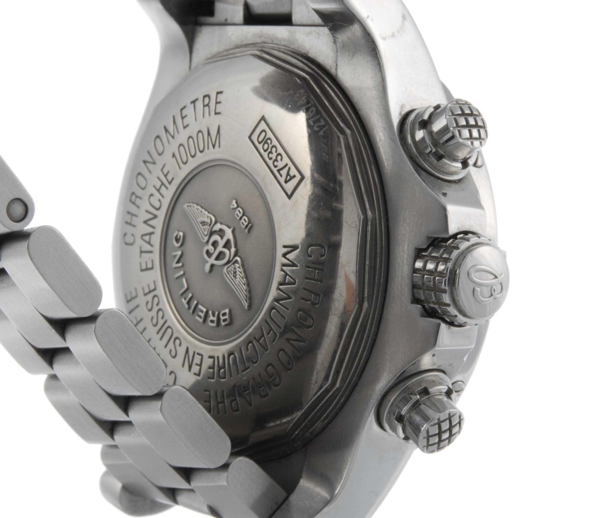 BREITLING - a gentleman's Aeromarine Avenger Sea Wolf chronograph bracelet watch. Circa 2008. - Image 3 of 4