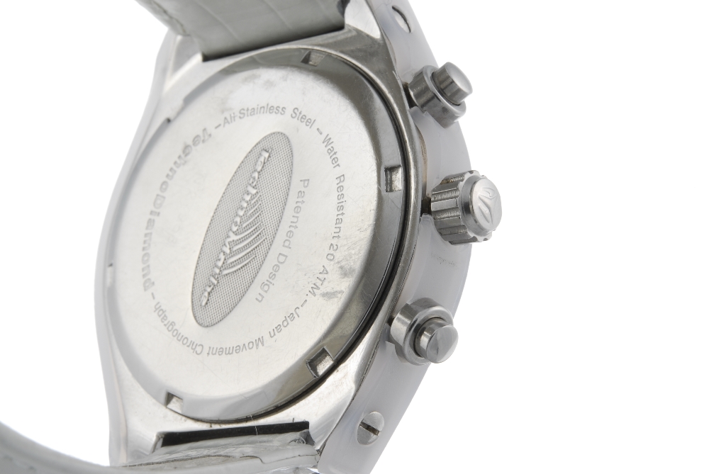 TECHNOMARINE - a TechnoDiamond chronograph wrist watch. Plastic case with stainless steel case - Image 3 of 4