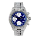 BREITLING - a gentleman's Colt Chrono Auto chronograph bracelet watch. Stainless steel case with
