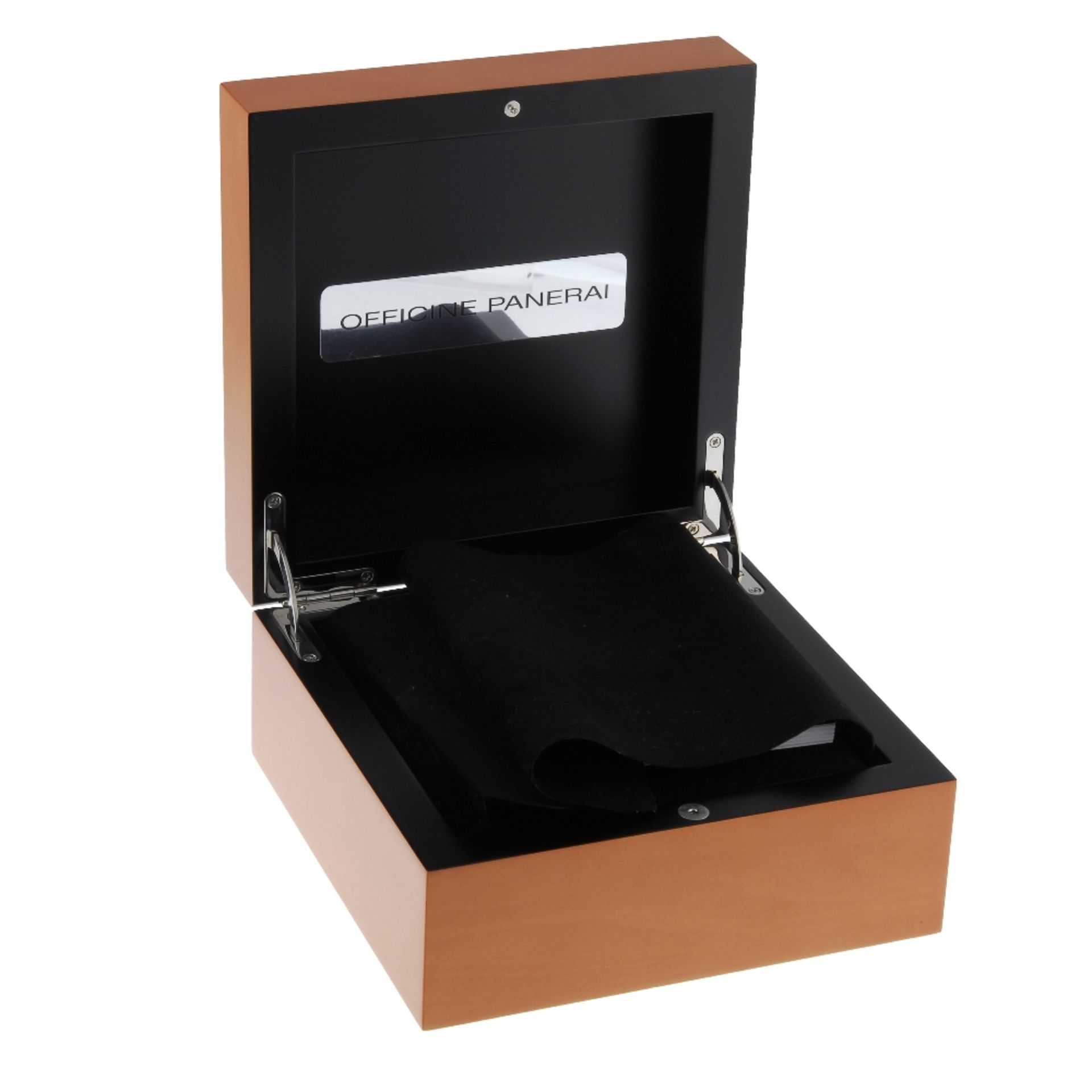 PANERAI - a complete watch box. Inner box is in a clean and pleasant condition. Outer box shows some