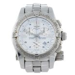 BREITLING - a gentleman's Professional Emergency Mission chronograph bracelet watch. Stainless steel