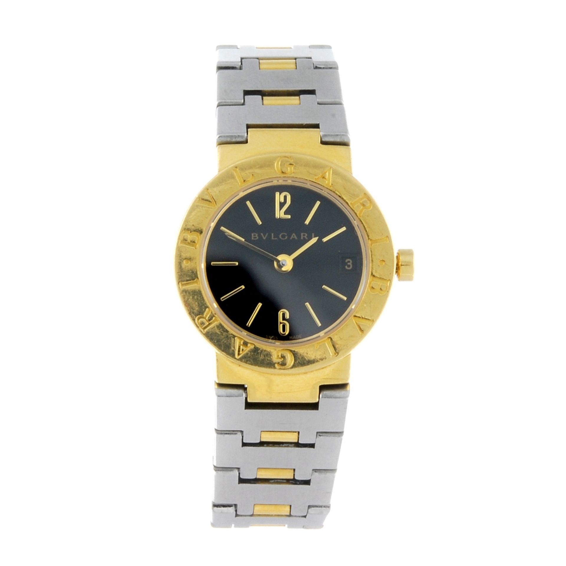 BULGARI - a lady's Bulgari bracelet watch. Yellow metal case, stamped 18k, 750. Reference BB 23 GSD,