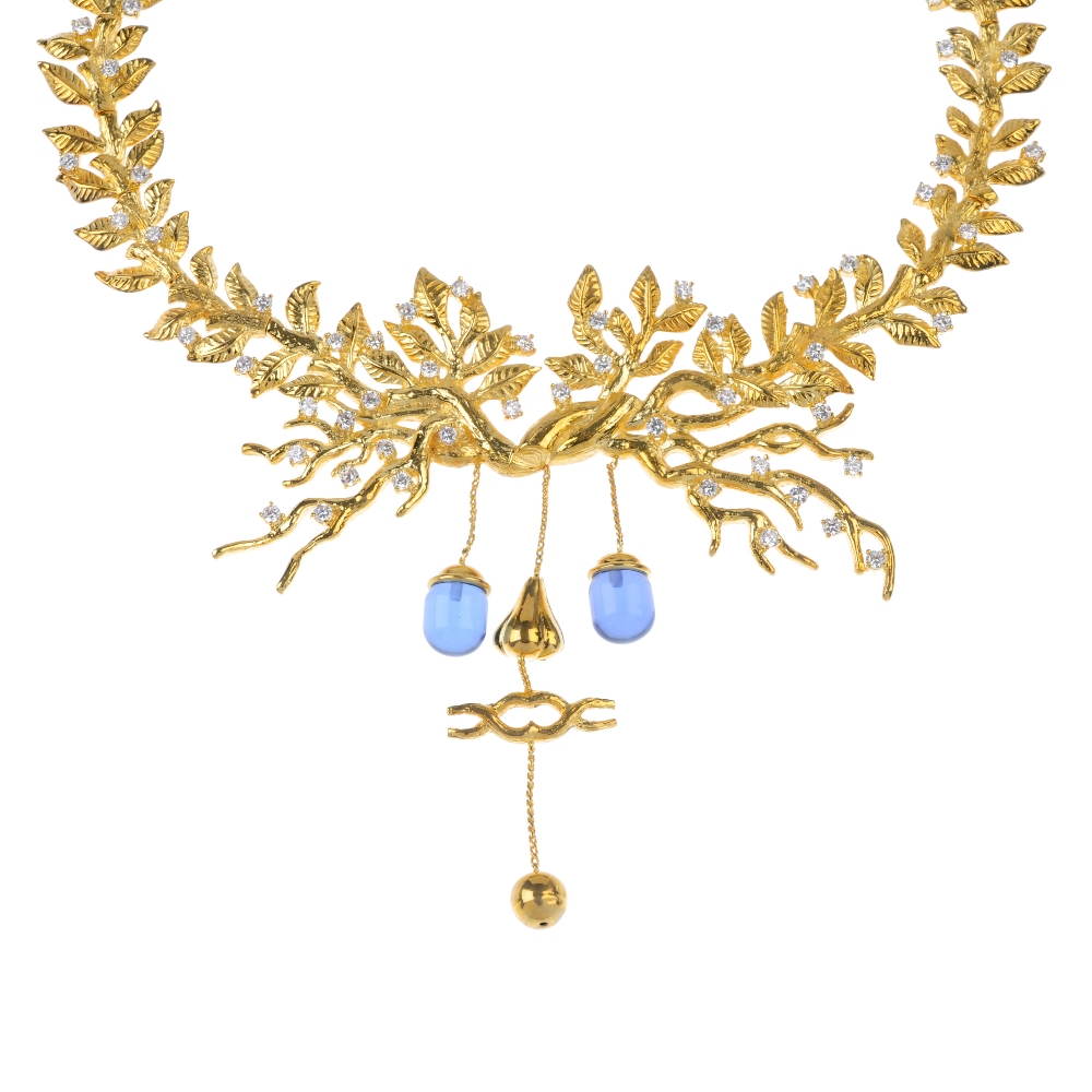 DALI JOIES - a selection of jewellery. To include the 'Tree of Life' necklace, the 'Eye of Time'