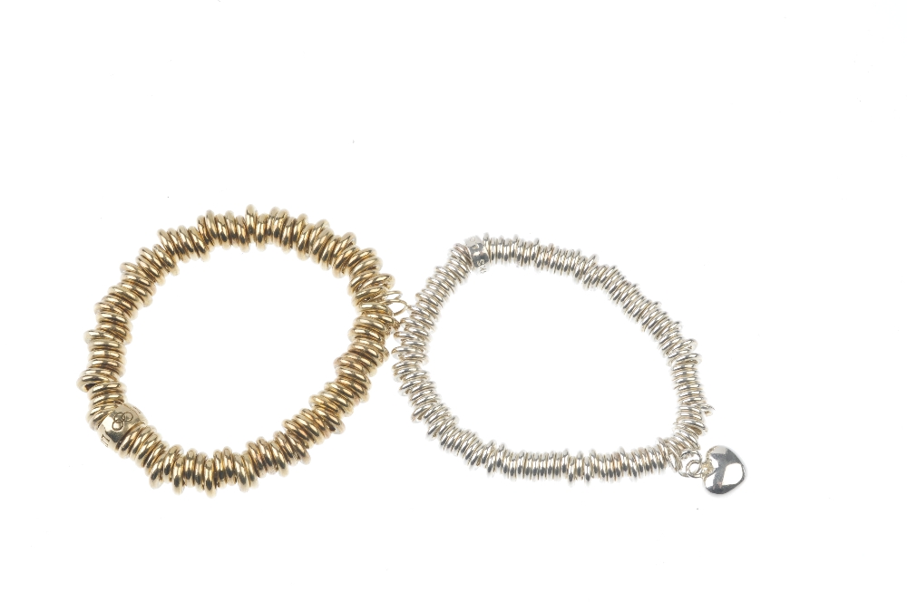 LINKS OF LONDON - two 'Sweetie' charm bracelets. The first gold plated, the second suspending a - Image 2 of 2