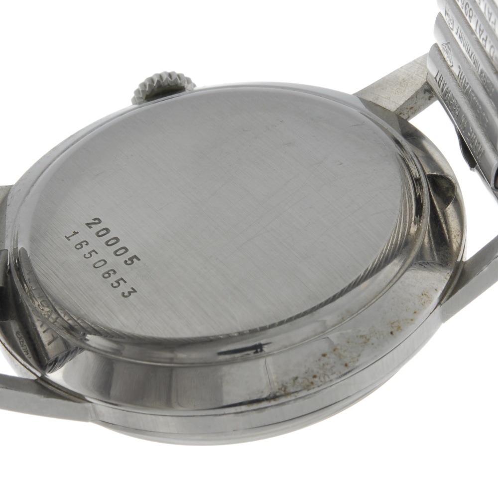 UNIVERSAL GENEVE - a gentleman's bracelet watch retailed by J.W Benson. Stainless steel case. - Image 2 of 4