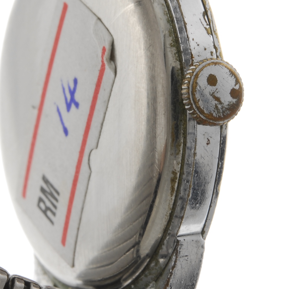 LEMANIA - a gentleman's bracelet watch. Base metal case with stainless steel case back. Numbered - Image 3 of 4