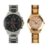 A large bag of various wrist watches, including examples by DKNY, Guess etc. All recommended for