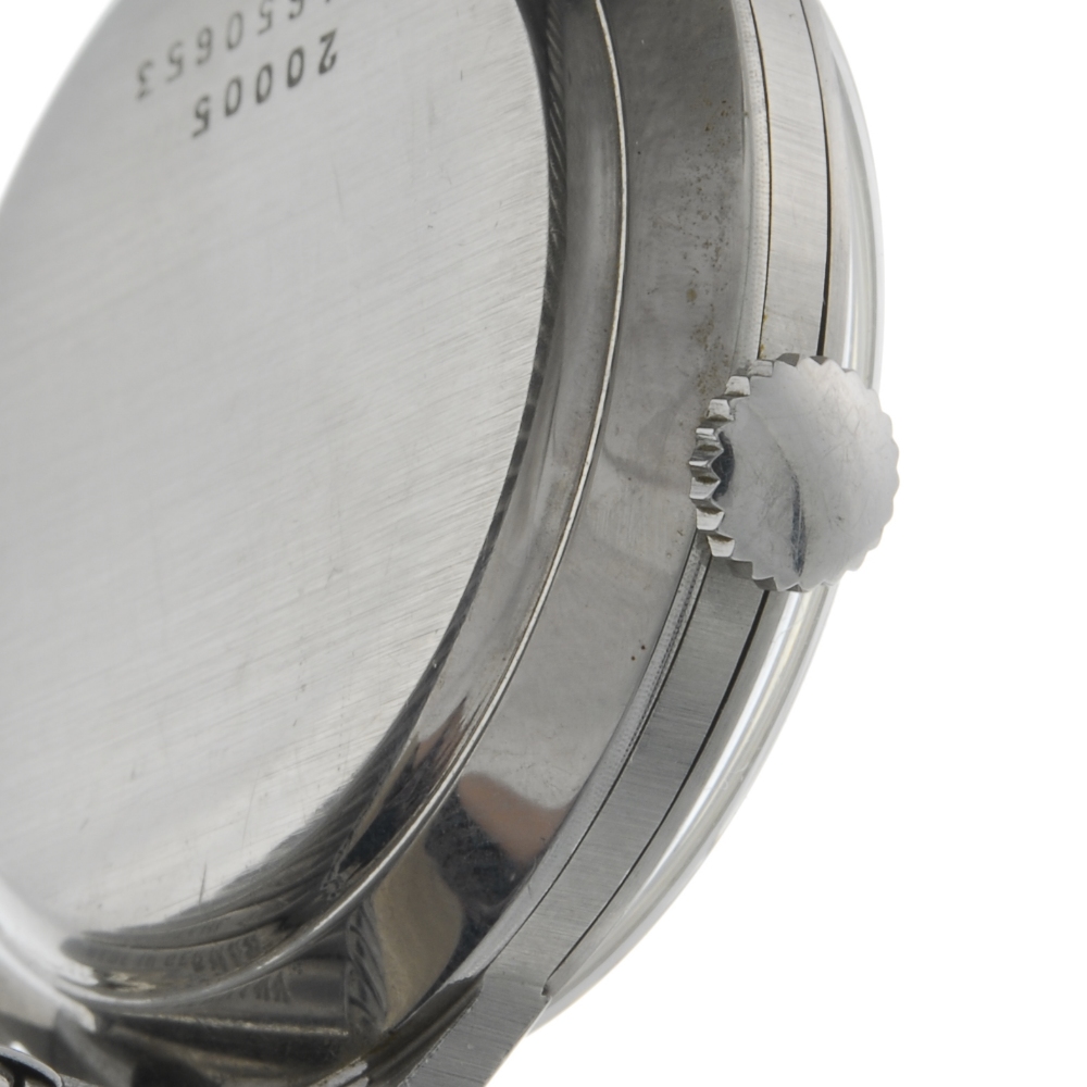 UNIVERSAL GENEVE - a gentleman's bracelet watch retailed by J.W Benson. Stainless steel case. - Image 3 of 4
