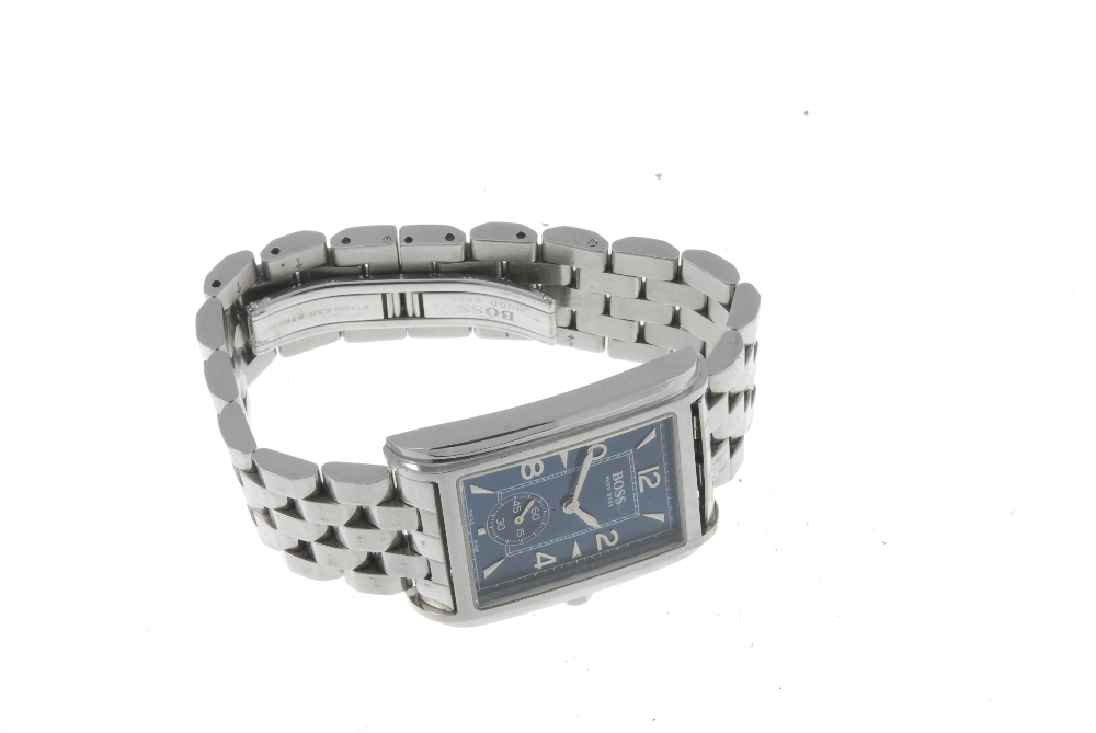 HUGO BOSS - a gentleman's bracelet watch. Stainless steel case. Reference 1100, serial 50045. - Image 2 of 3