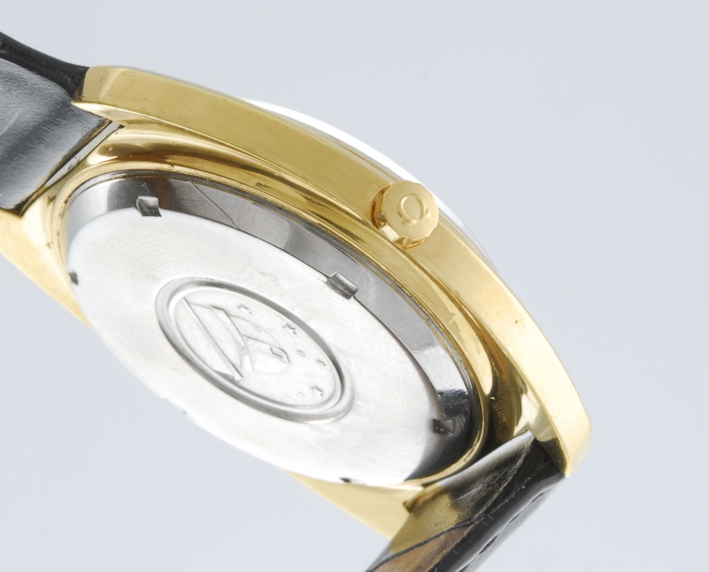 OMEGA - a gentleman's Constellation F300Hz wrist watch. Gold plated case with stainless steel case - Image 3 of 4