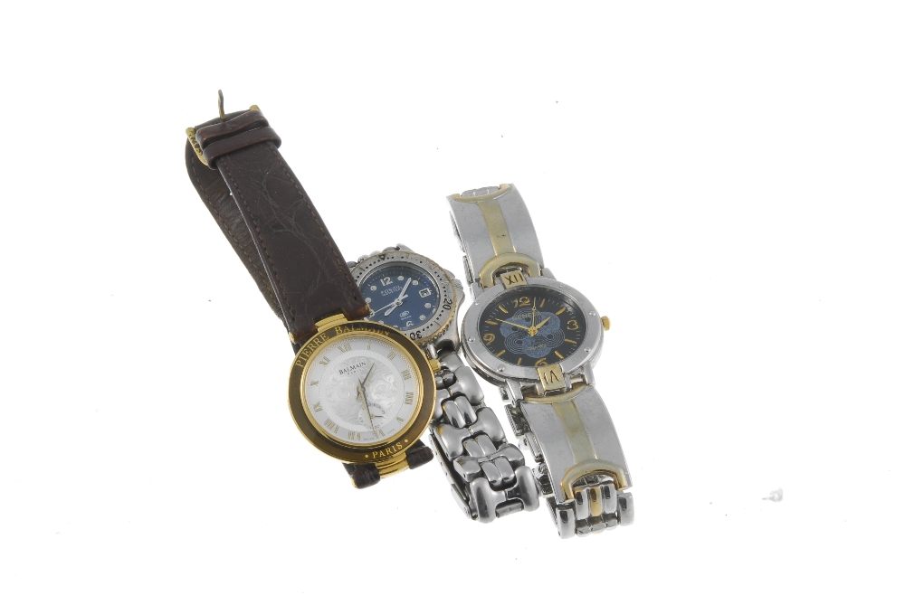 A group of seven wrist watches, to include an example by Tissot and two by Fossil. All recommended - Image 2 of 3
