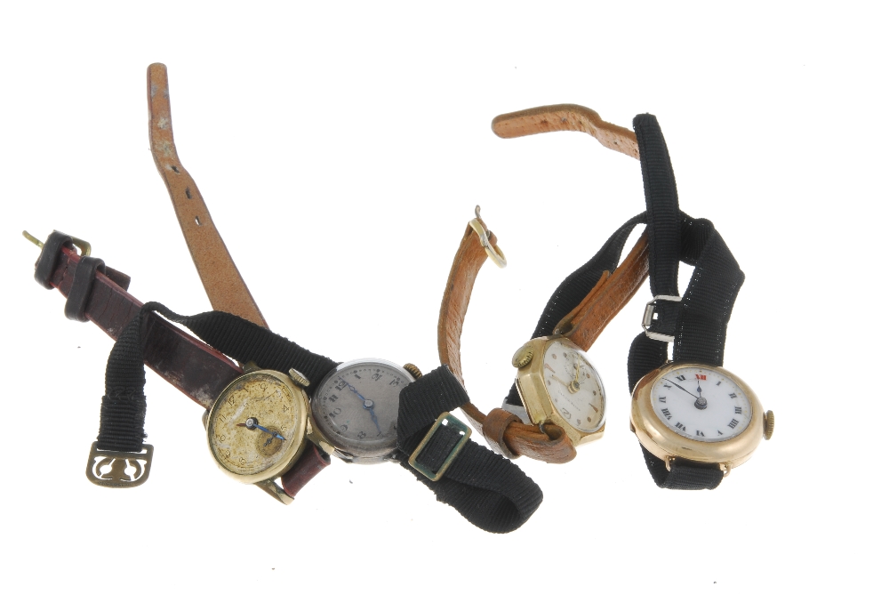A small group of five wrist watches, to include three 9ct yellow gold examples. All recommended - Image 2 of 2