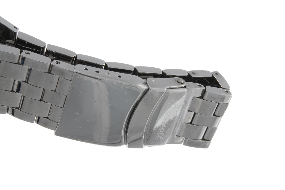 INGERSOLL - a gentleman's Gems bracelet watch. Stainless steel case with white stone set bezel. - Image 4 of 4