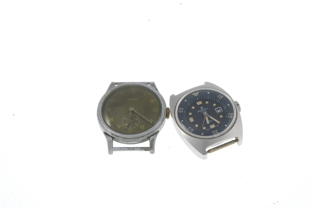 ELECTION - a gentleman's wrist watch. Base metal case with a stainless steel case back. Numbered - Image 3 of 3