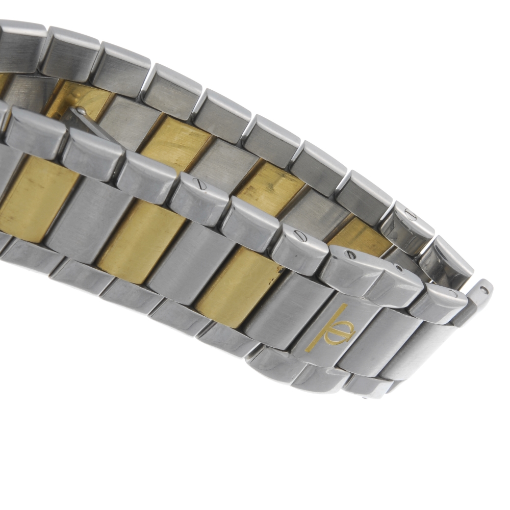 BAUME & MERCIER - a gentleman's Riviera bracelet watch. Stainless steel case with gold plated bezel. - Image 4 of 4