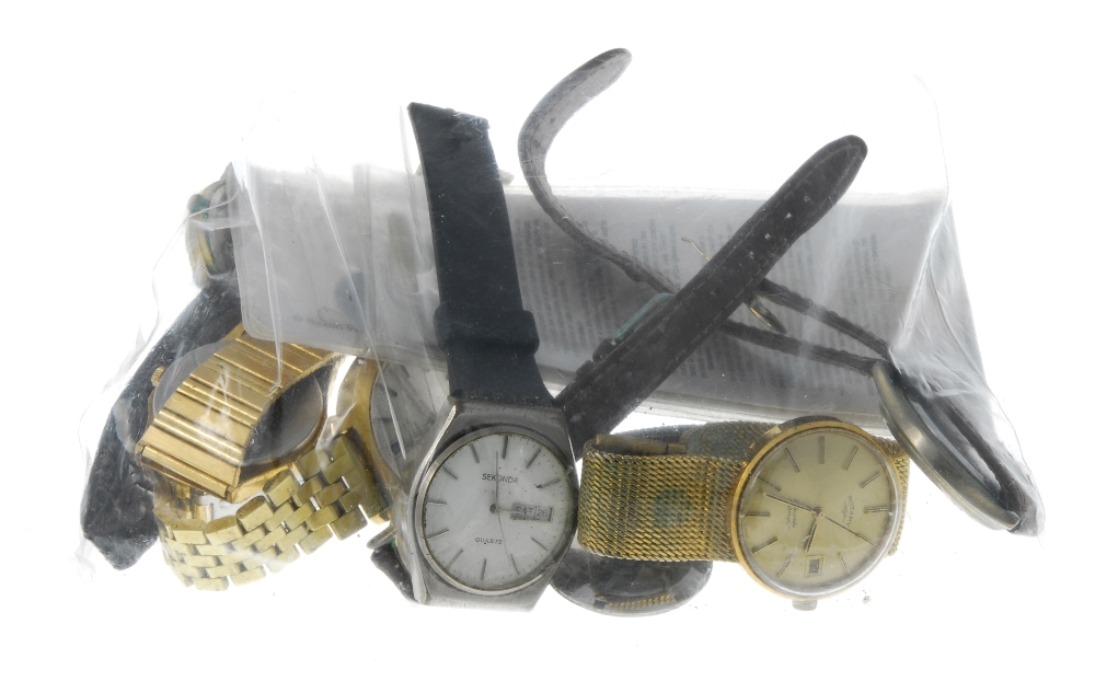 A group of eight watches, to include an example by Seiko and Cyma. All recommended for spare or - Image 2 of 2