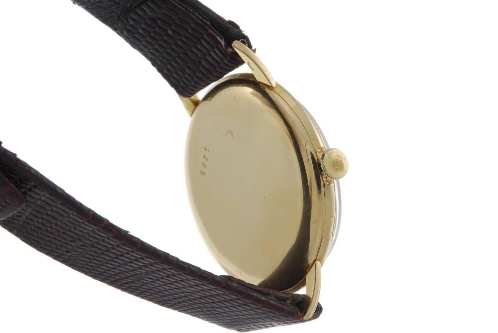 PONTIAC - a gentleman's wrist watch. Yellow metal case, stamped 18K 0,750 with poincon. Signed - Image 4 of 4