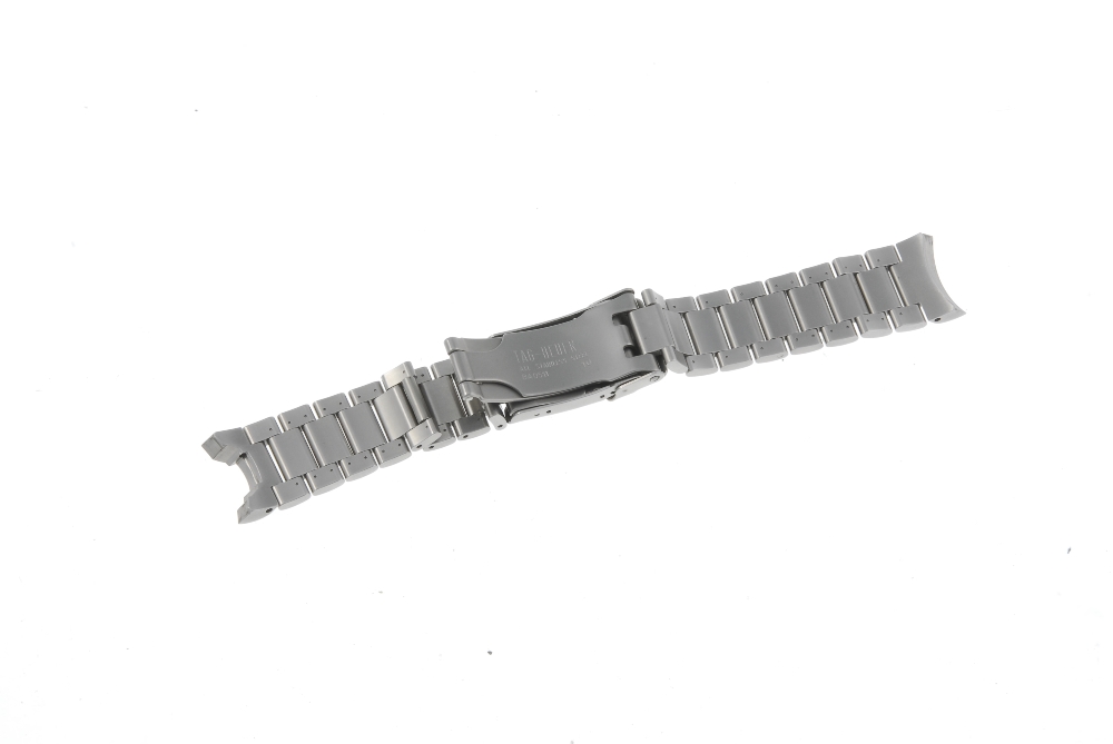TAG HEUER - a stainless steel bracelet. Recommended for spares and repair purposes only.  The two - Image 2 of 2