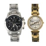 A large bag of various wrist watches, including examples by DKNY, Guess etc. All recommended for