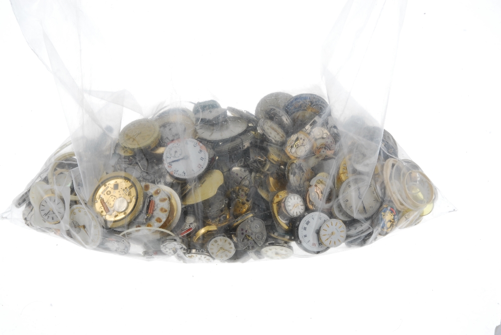 A bag of assorted watch movements. Recommended for spare or repair purposes only. Approximately 200. - Image 2 of 2