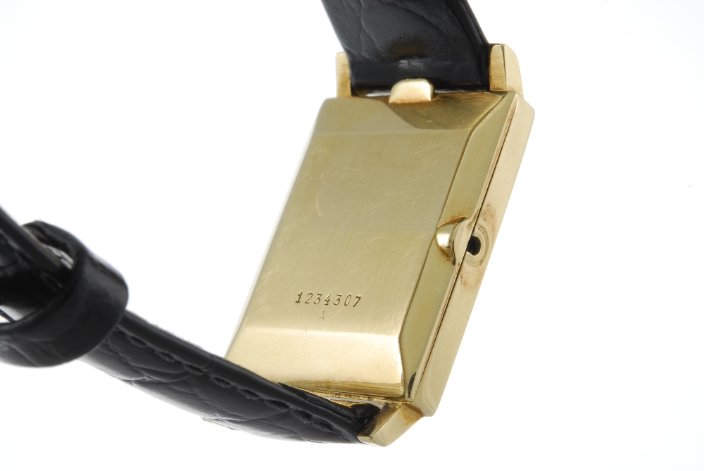 JAEGER-LECOULTRE - a gentleman's wrist watch. 18ct yellow gold case, import hallmarked London - Image 3 of 4