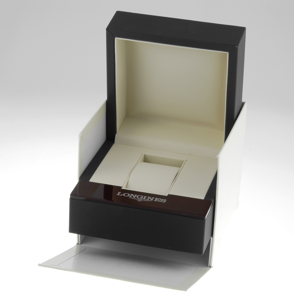 LONGINES - a pair of complete watch boxes. Inner boxes are in a very pleasant, clean condition.