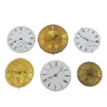 A large quantity of pocket watch movements. All recommended for spare and repair purposes only.