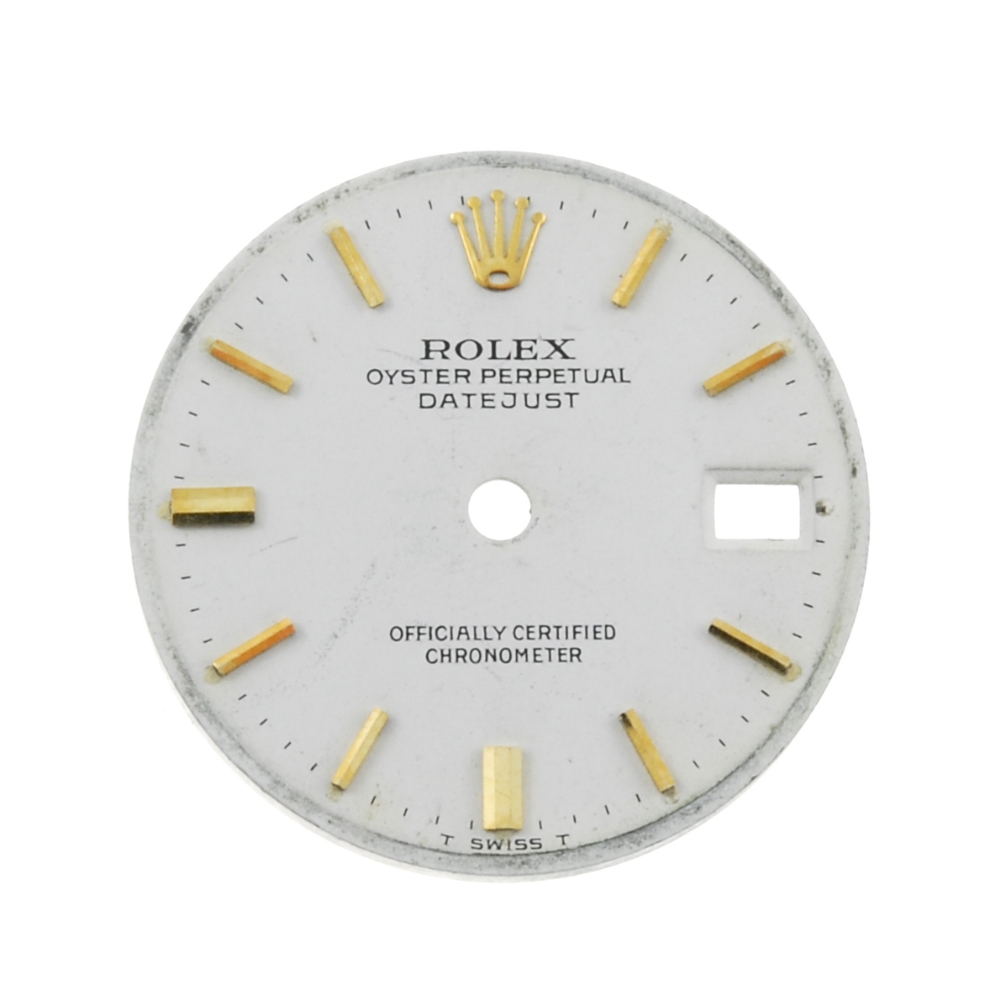 A group of six lady's dials in the style of Rolex. All recommended for spares and repair purposes