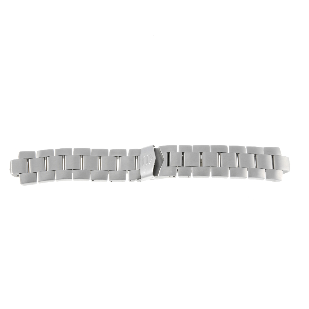 TAG HEUER - a stainless steel Kirium bracelet with folding clasp. Recommended for spares and