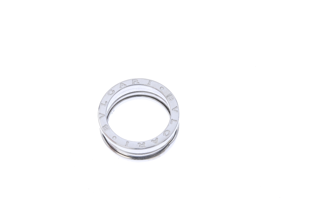 BULGARI - a 'B.Zero1' ring. Designed as an articulated spiral, to the Bulgari logo sides. Signed - Image 3 of 3