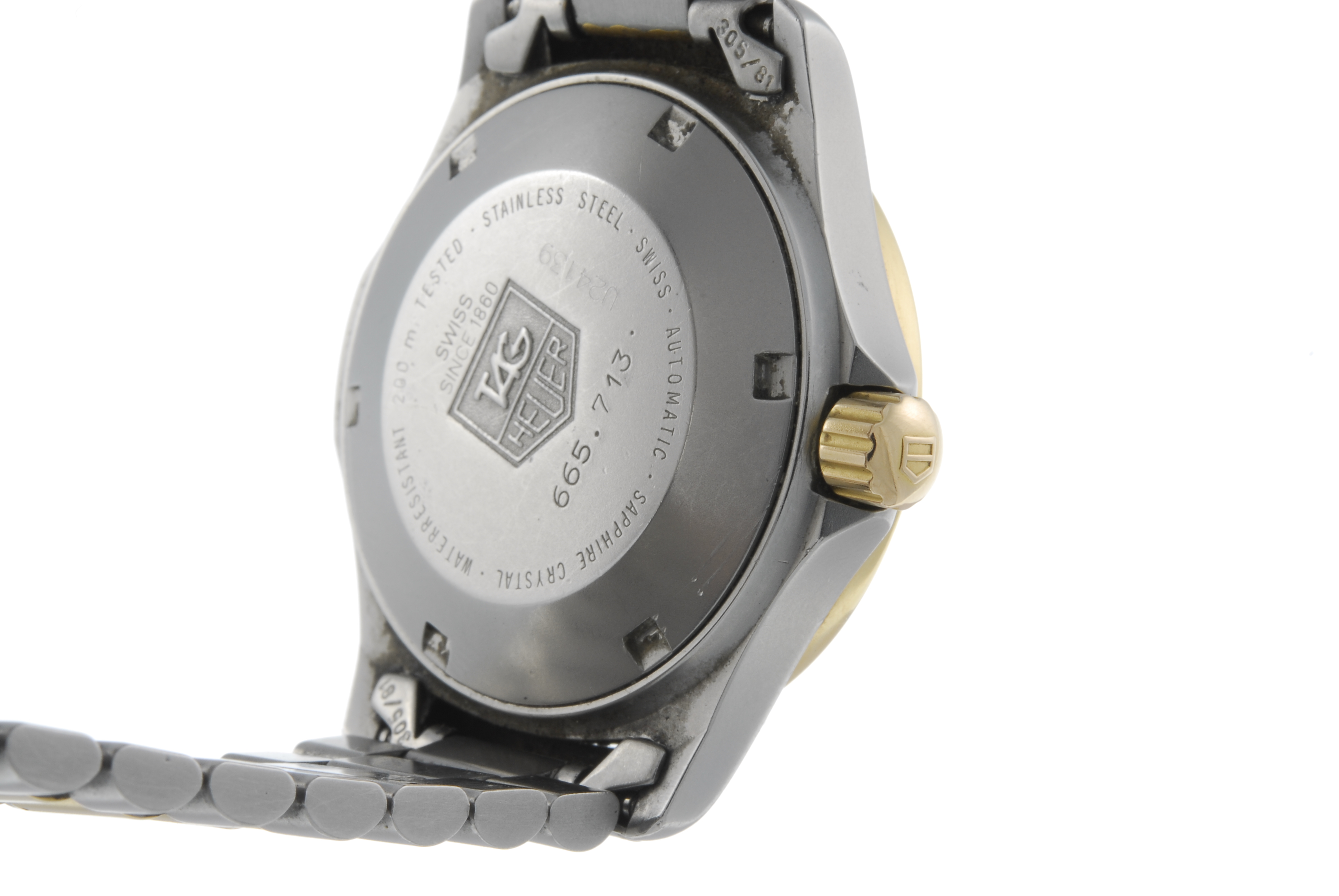 TAG HEUER - a mid-size 2000 Series bracelet watch. Stainless steel case with gold plated - Image 3 of 4