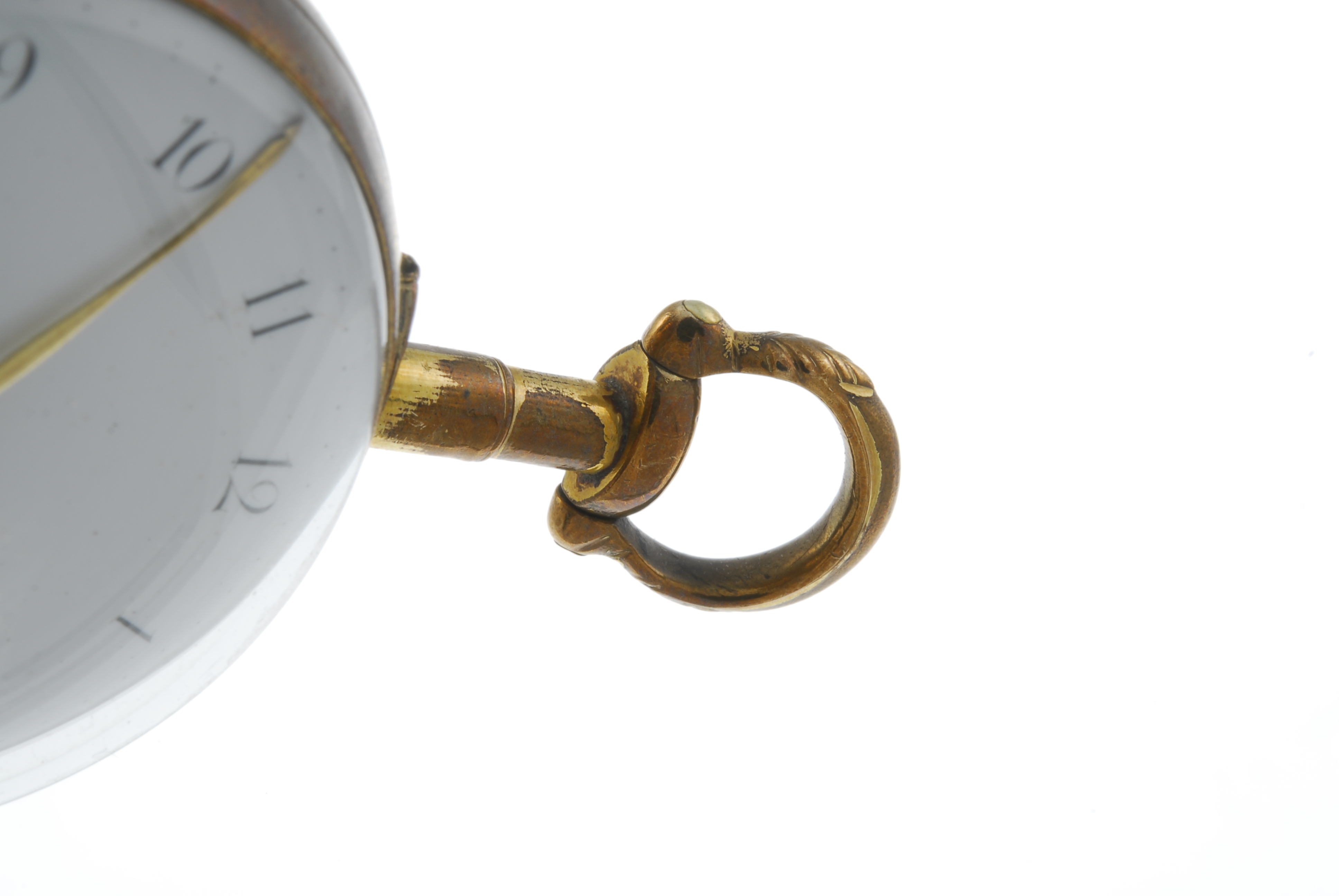 A pair case pocket watch by Dwerrihouse. Gilt cases, later outer case with enamel decoration. Signed - Image 3 of 4