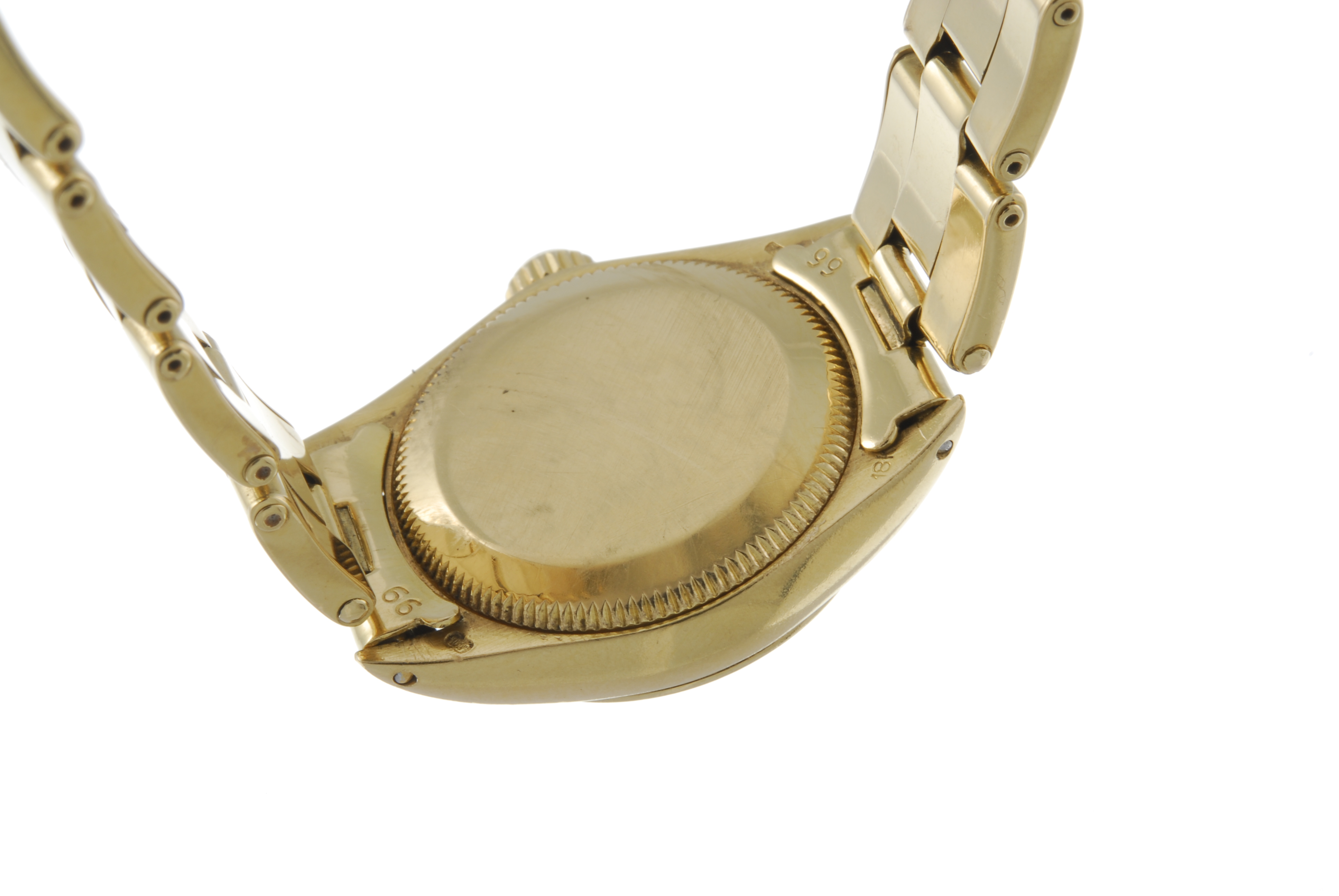 ROLEX - a lady's Oyster Perpetual bracelet watch. Circa 1977. 18ct yellow gold case. Reference 6718, - Image 2 of 4