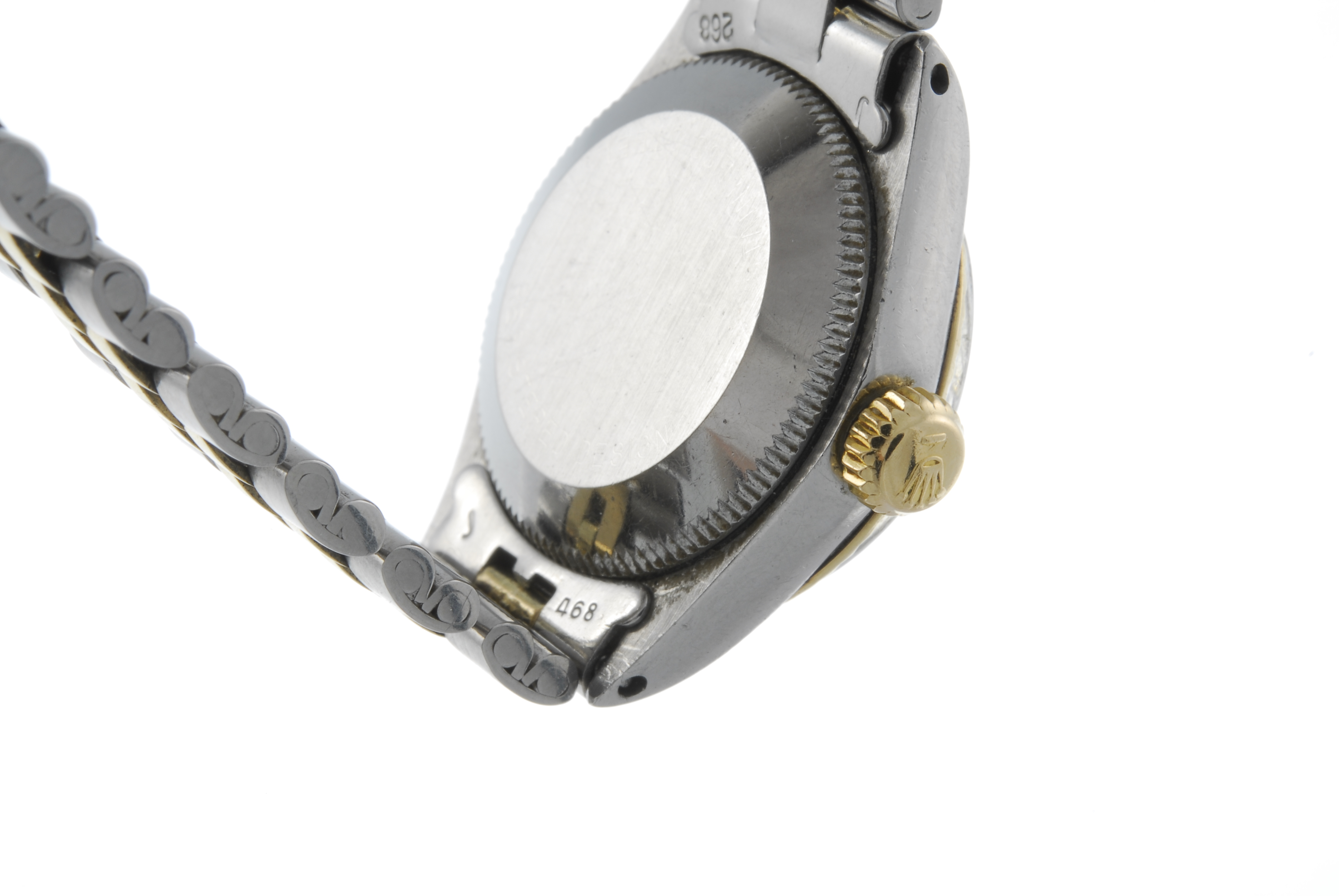 ROLEX - a lady's Oyster Perpetual Date bracelet watch. Circa 1968. Stainless steel case with - Image 3 of 4