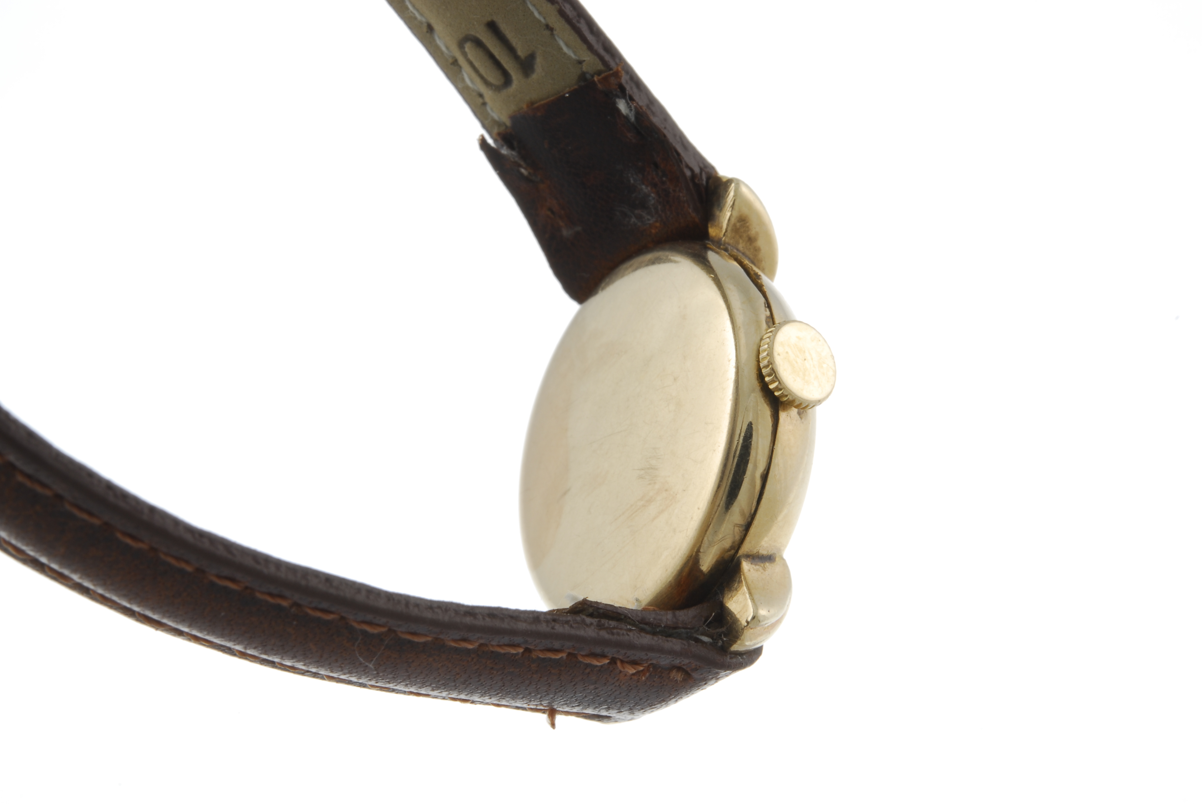 ROLEX - a lady's Precision wrist watch. 9ct yellow gold case, hallmarked Chester 1952. Numbered - Image 3 of 4