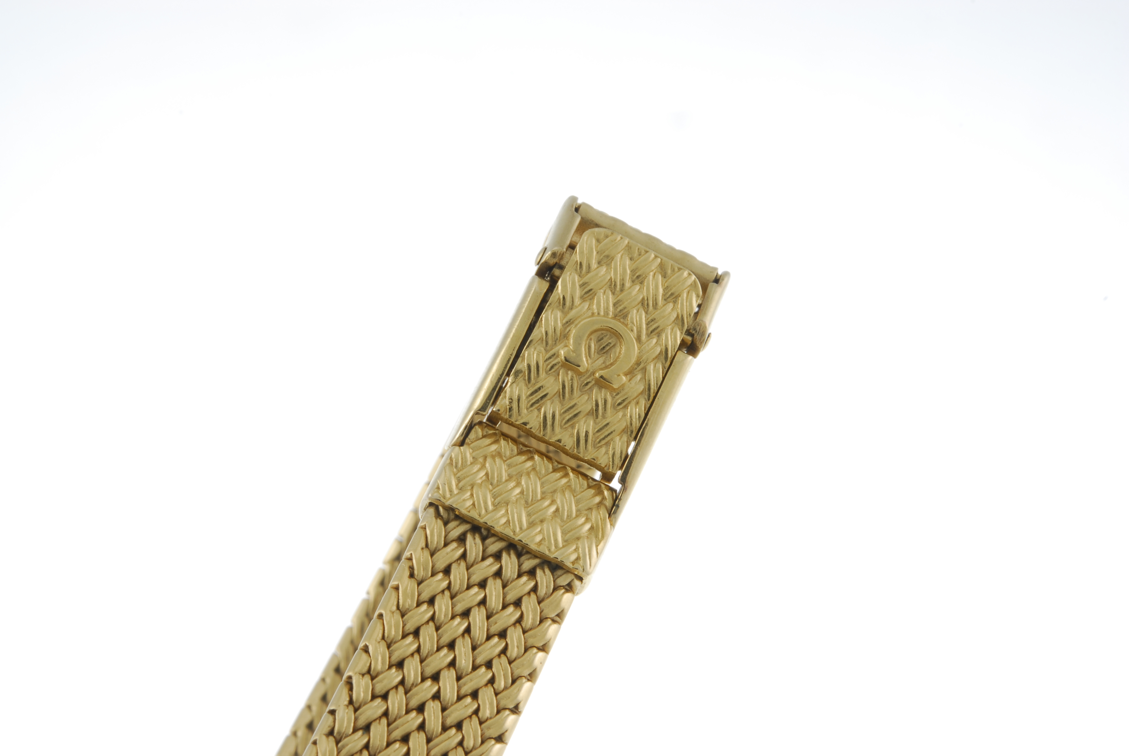 OMEGA - a lady's De Ville bracelet watch. Gold plated case with stainless steel case back. - Image 4 of 4