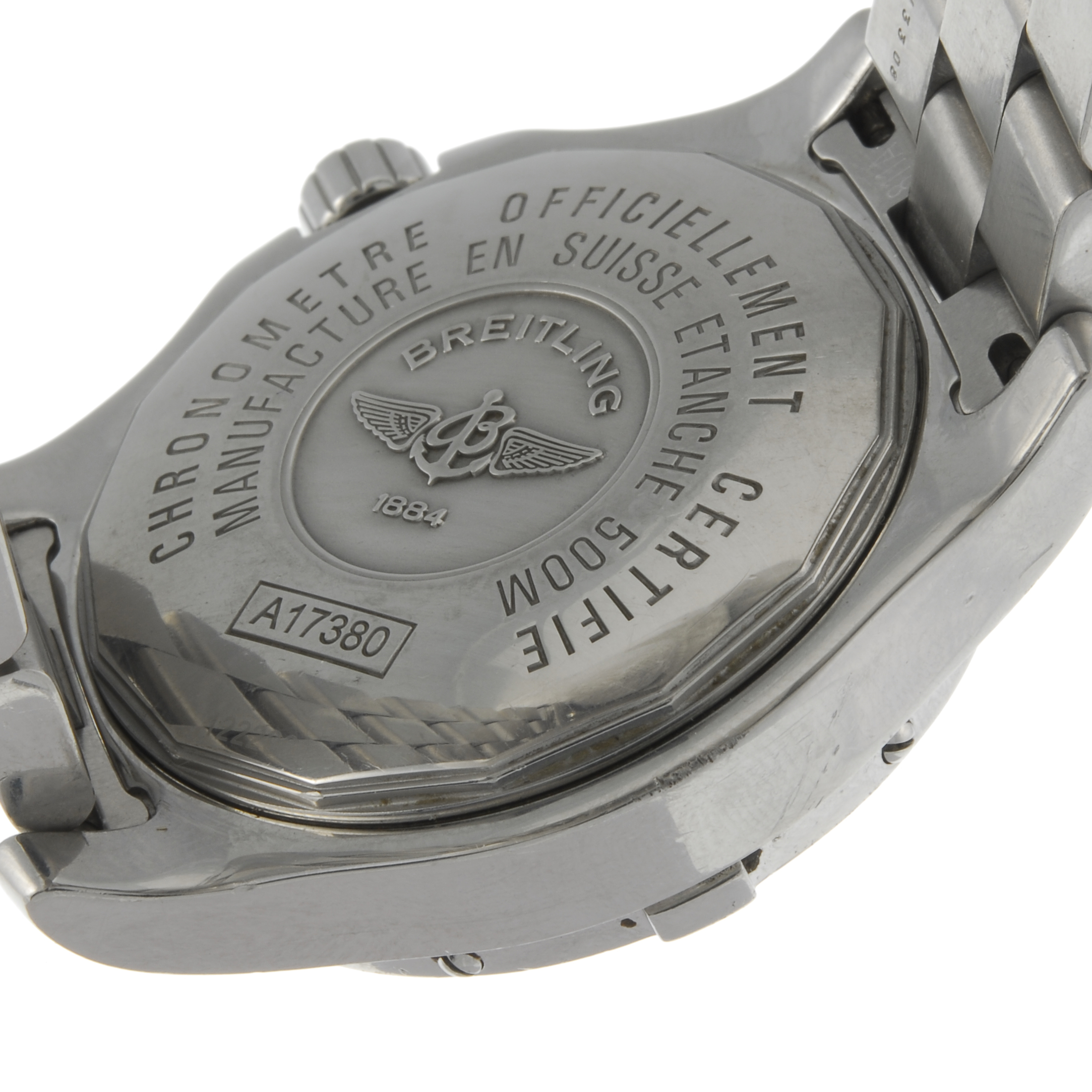 BREITLING - a gentleman's Colt bracelet watch. Stainless steel case with calibrated bezel. Reference - Image 2 of 4