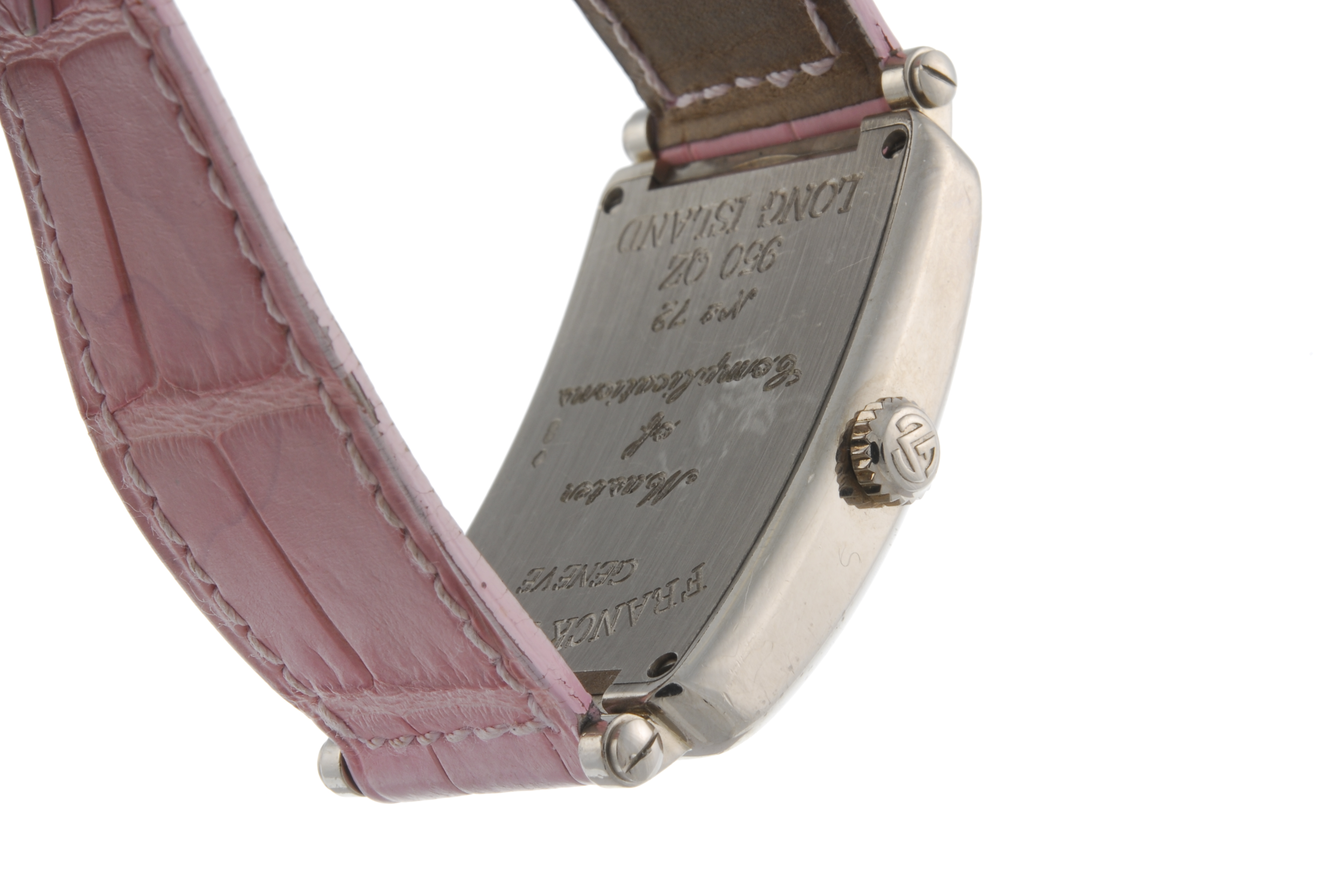 FRANCK MULLER - a lady's Long Island wrist watch. 18ct white gold case. Reference 950QZ, serial - Image 3 of 4