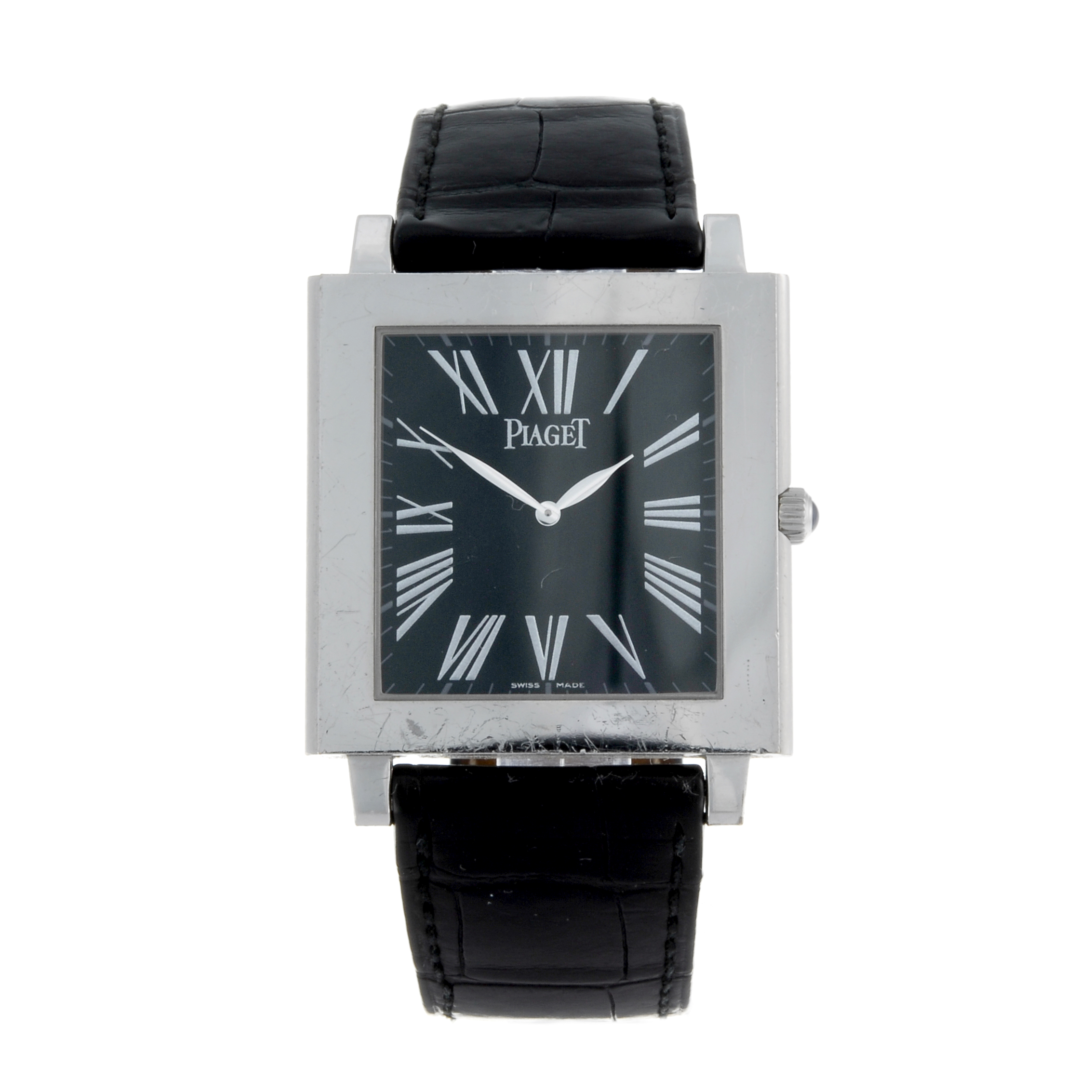 PIAGET - a gentleman's Altiplano wrist watch. 18ct white gold case. Reference P10074, serial 904950.