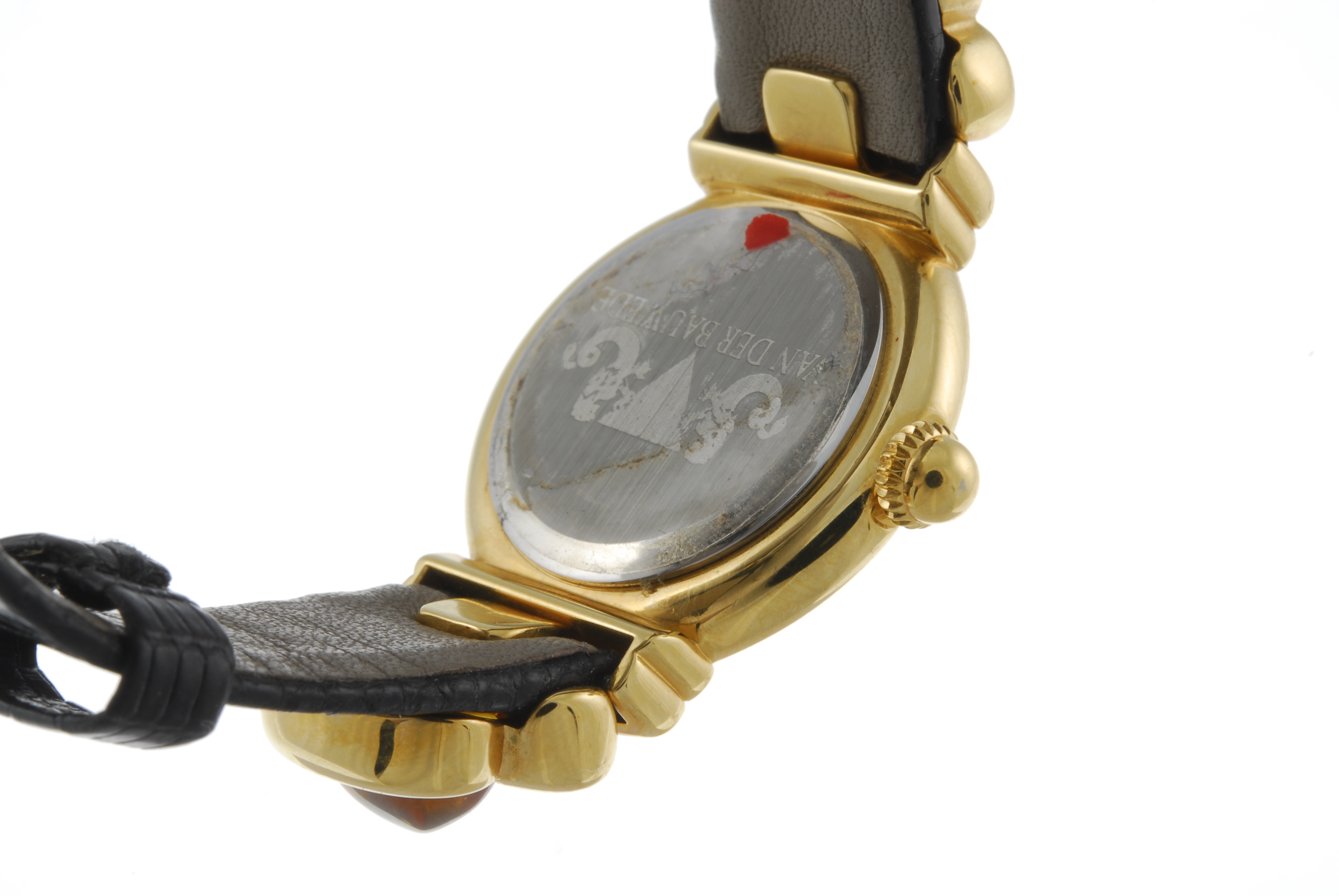 VAN DER BAUWEDE - a lady's wrist watch. Gold plated case with stainless steel case back. Unsigned - Image 2 of 4