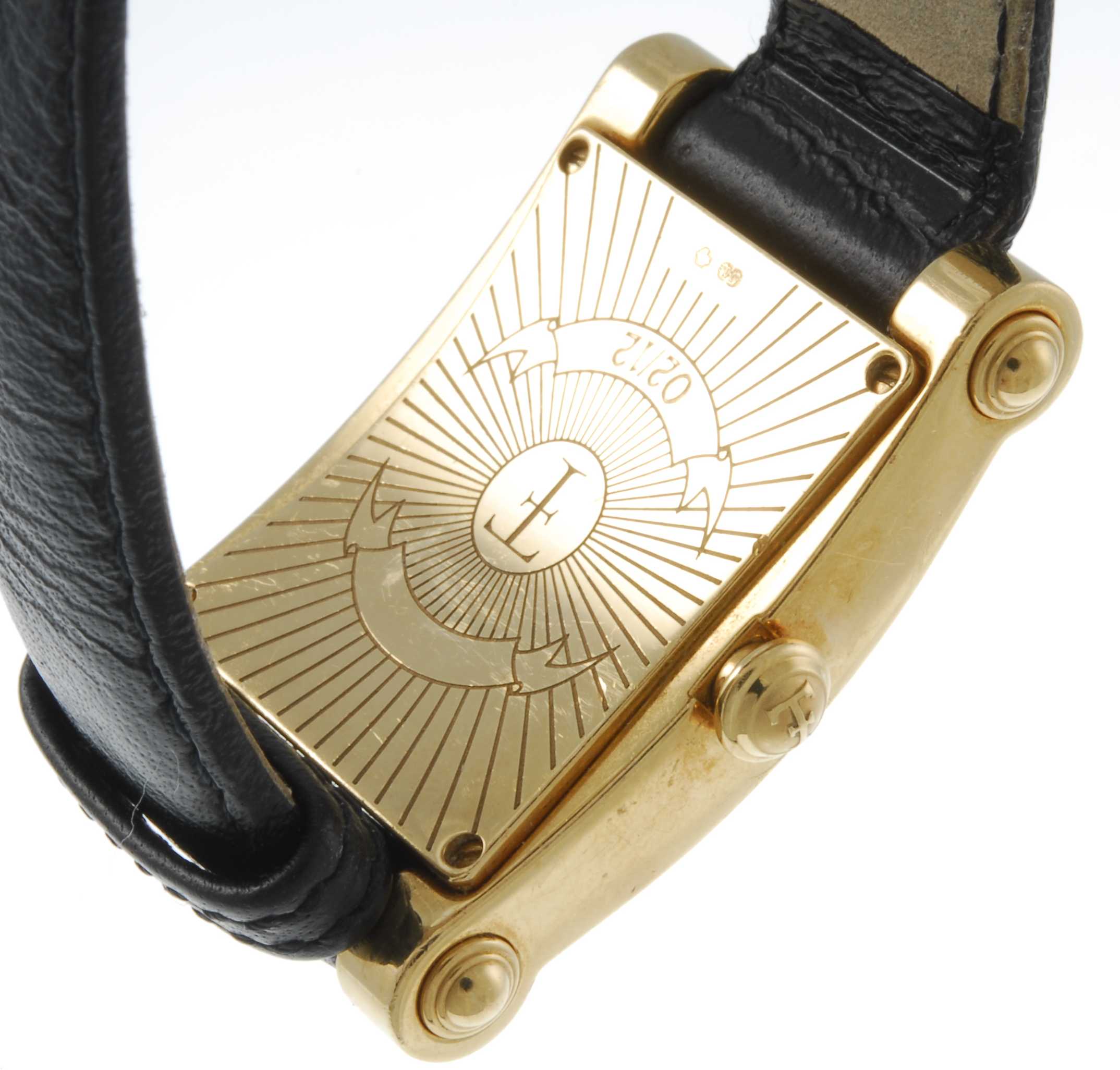 THEO FENNELL - a gentleman's Anglo wrist watch. 18ct yellow gold case. Numbered 42706. Unsigned - Image 2 of 4