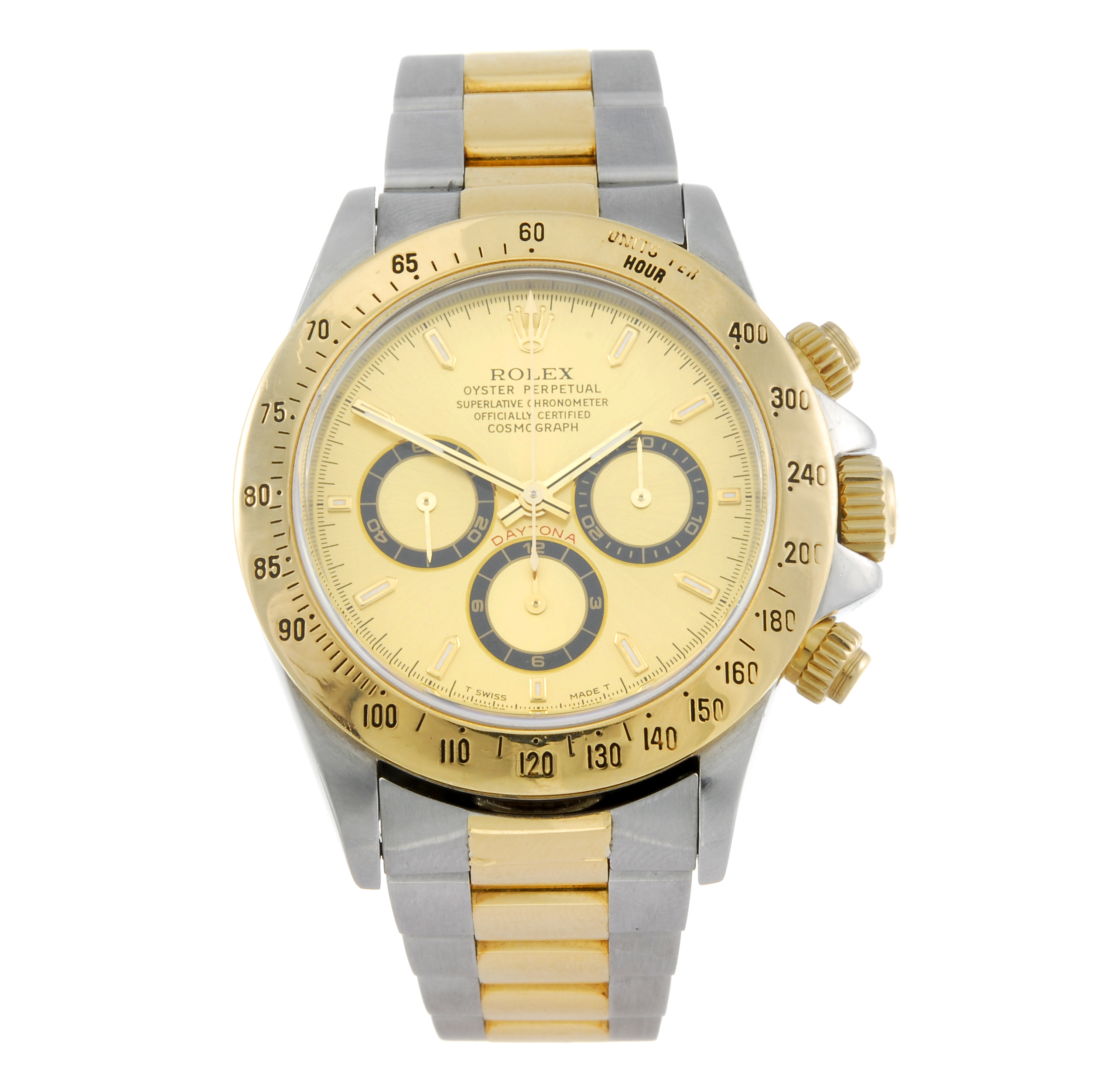 ROLEX - a gentleman's Oyster Perpetual Cosmograph Daytona chronograph bracelet watch. Circa 1991.