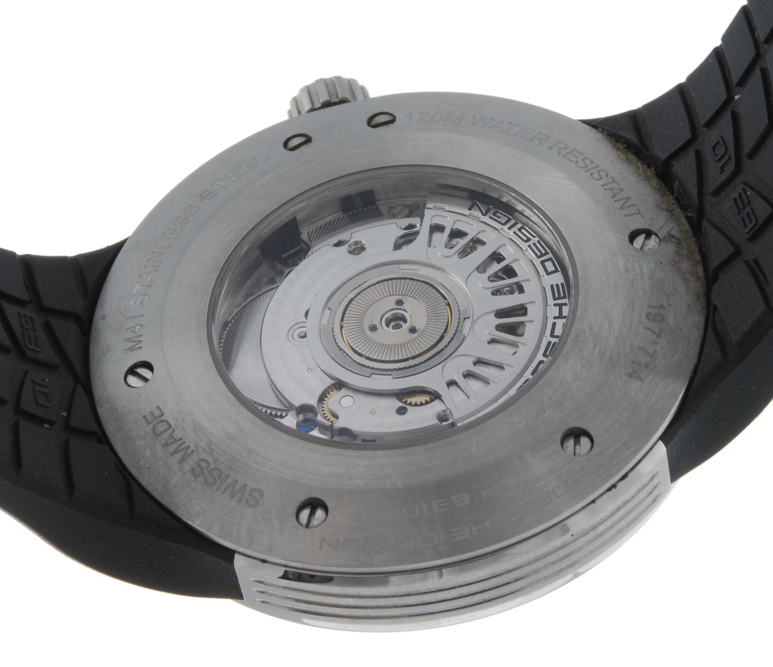 PORSCHE DESIGN - a gentleman's Flat Six wrist watch. Stainless steel case with calibrated bezel. - Image 2 of 4