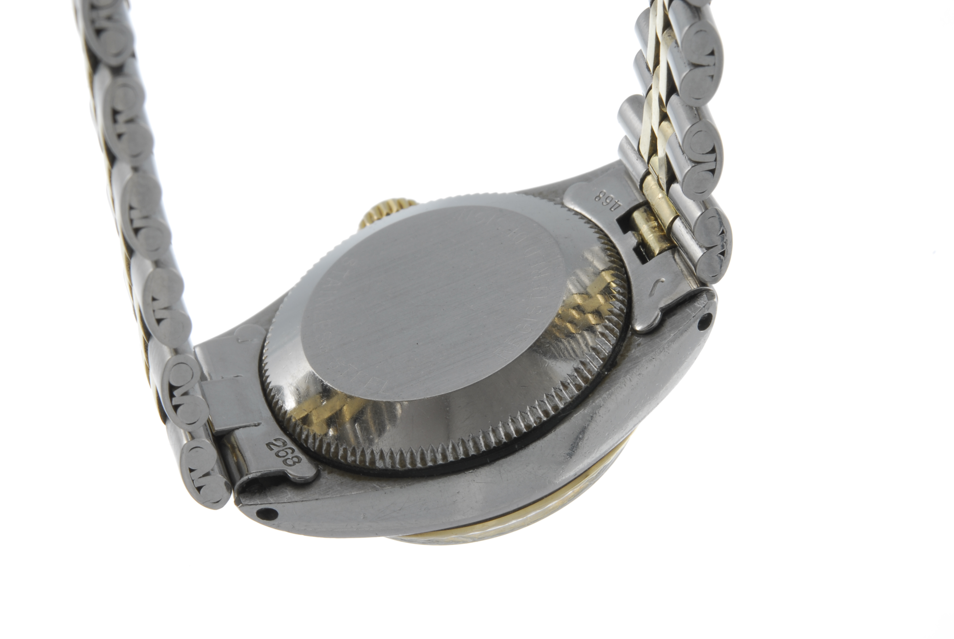 ROLEX - a lady's Oyster Perpetual Date bracelet watch. Circa 1968. Stainless steel case with - Image 2 of 4