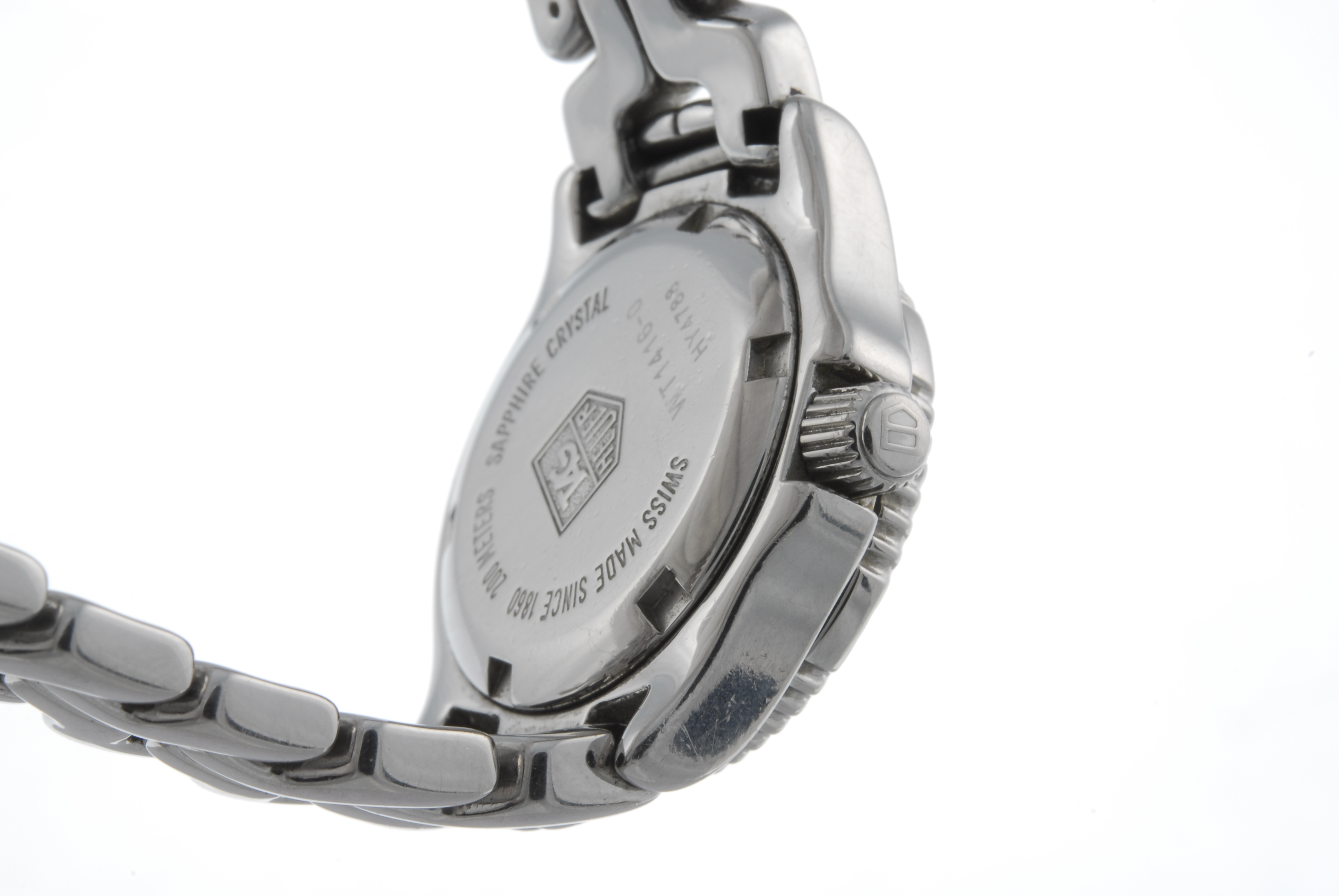 TAG HEUER - a lady's Link bracelet watch. Stainless steel case with calibrated bezel. Reference - Image 3 of 4