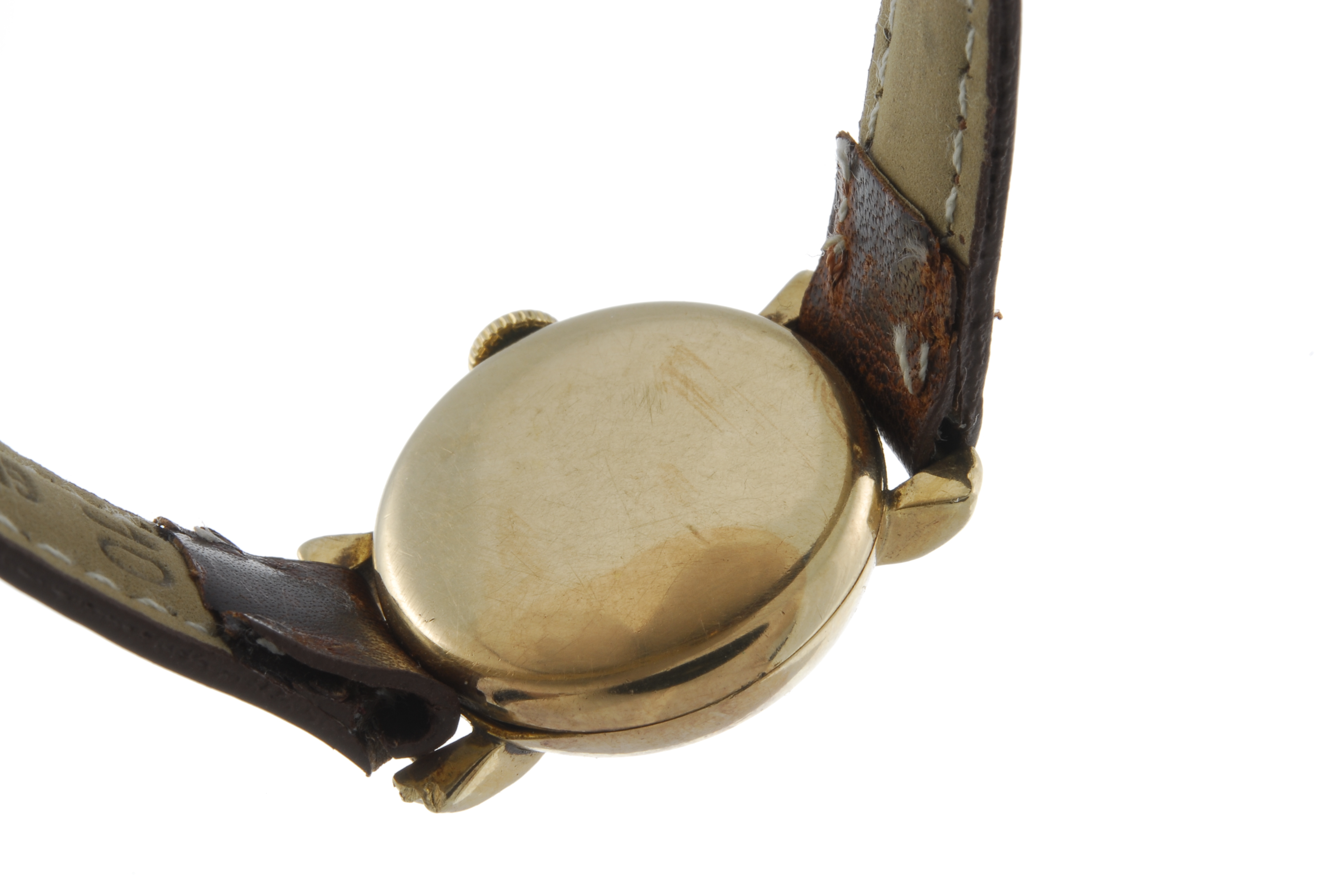 ROLEX - a lady's Precision wrist watch. 9ct yellow gold case, hallmarked Chester 1952. Numbered - Image 2 of 4