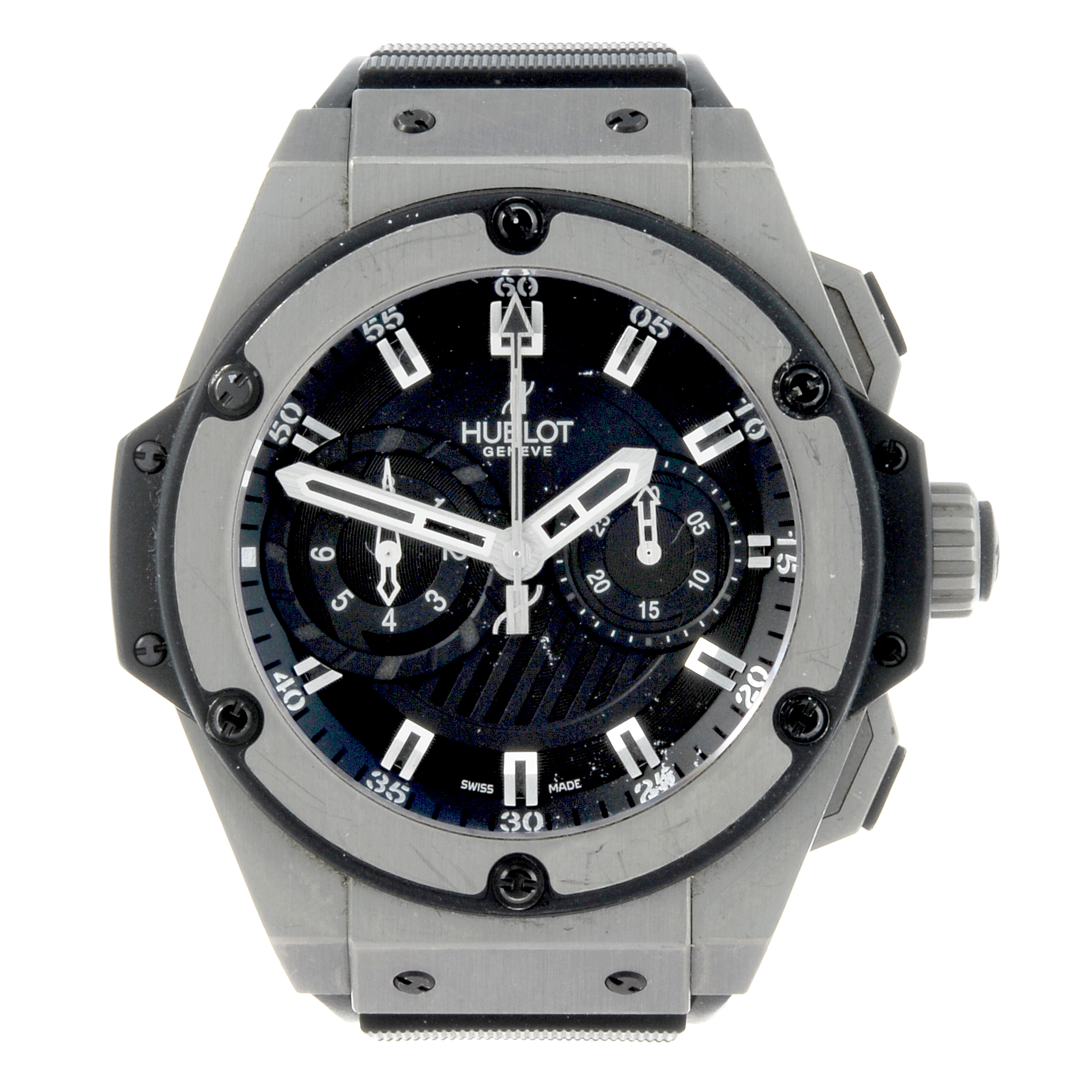 HUBLOT - a limited edition gentleman's King Power chronograph wrist watch. Number 16 of 500.