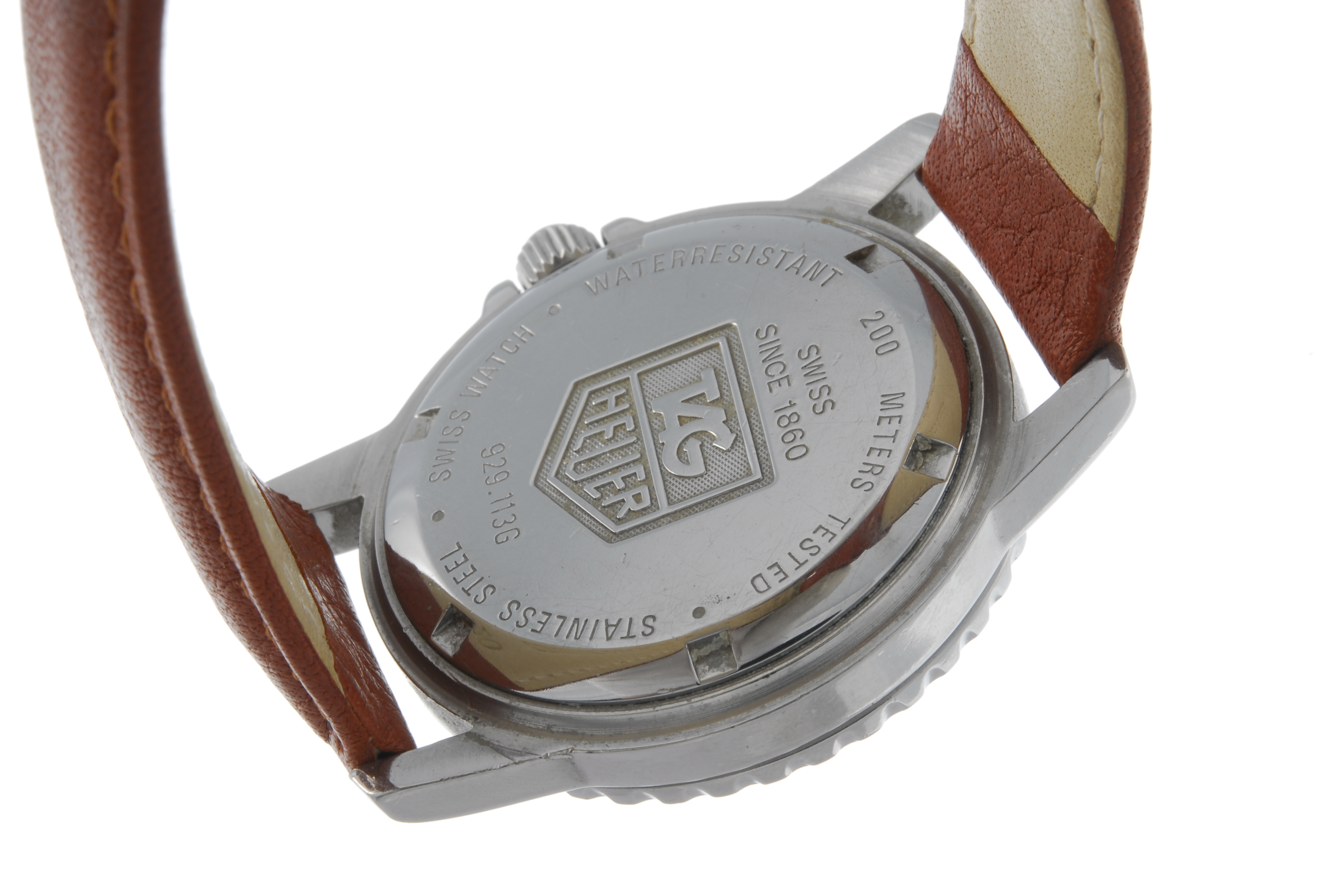 TAG HEUER - a gentleman's 1500 Series wrist watch. Stainless steel case with calibrated bezel. - Image 2 of 4