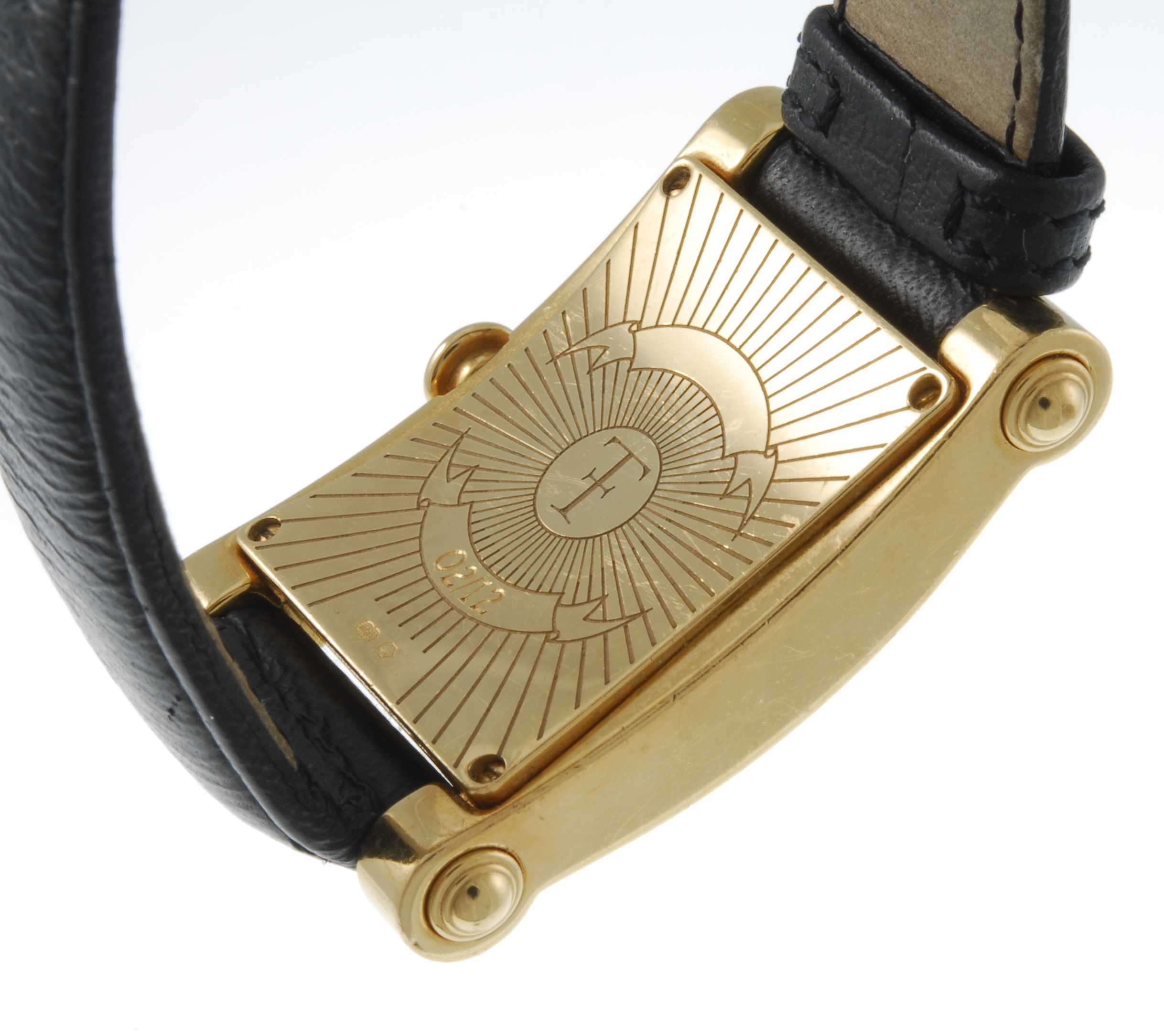 THEO FENNELL - a gentleman's Anglo wrist watch. 18ct yellow gold case. Numbered 42706. Unsigned - Image 3 of 4